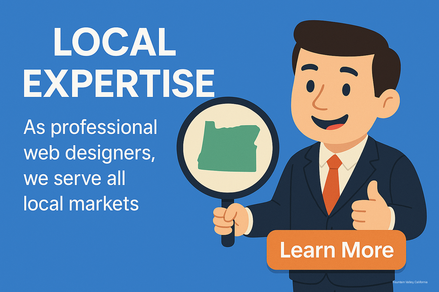 Local Fountain Valley, California Web Design